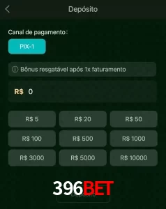 deposits 396BET