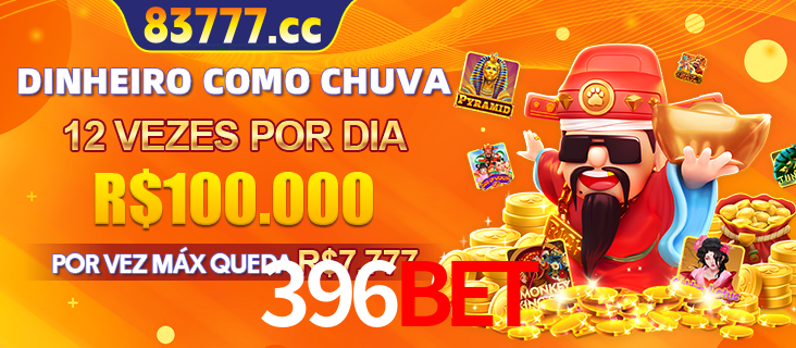 Banner do programa de recompensas Recomende para amigos do 396bet, detalhando os bônus por convidar amigos, com prêmios que chegam a R$288.888.